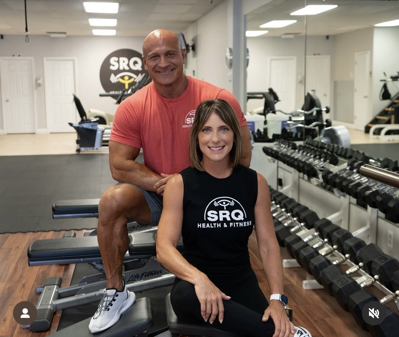 Jennifer and Dario Clarke-Ferrer, founders of SRQ Health & Fitness
